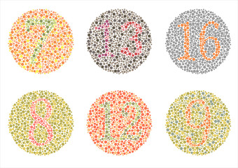 Test de vedere pentru daltonism